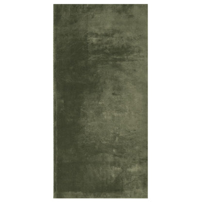 Tappeto Pelo Corto HUARTE Morbido Lavabile Verde Bosco