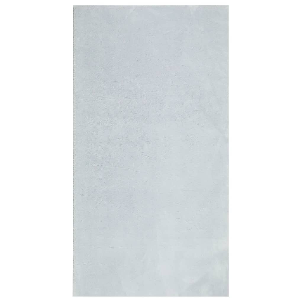 Tappeto a Pelo Corto HUARTE Morbido e Lavabile Blu 80x150 cm