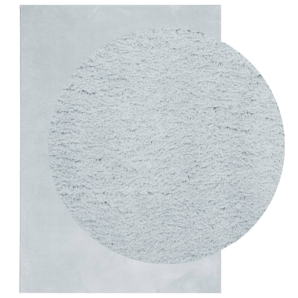 Tappeto a Pelo Corto HUARTE Morbido e Lavabile Blu 120x170 cm