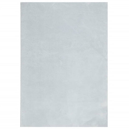 Tappeto a Pelo Corto HUARTE Morbido e Lavabile Blu 160x230 cm