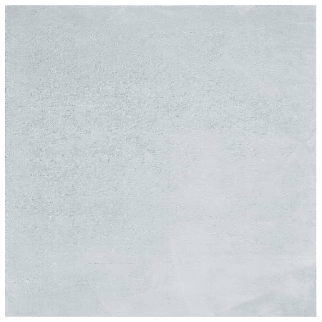 Tappeto a Pelo Corto HUARTE Morbido e Lavabile Blu 200x200 cm