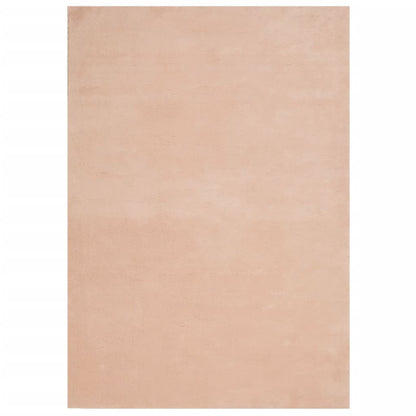 Tappeto a Pelo Corto HUARTE Morbido e Lavabile Rosato 140x200cm