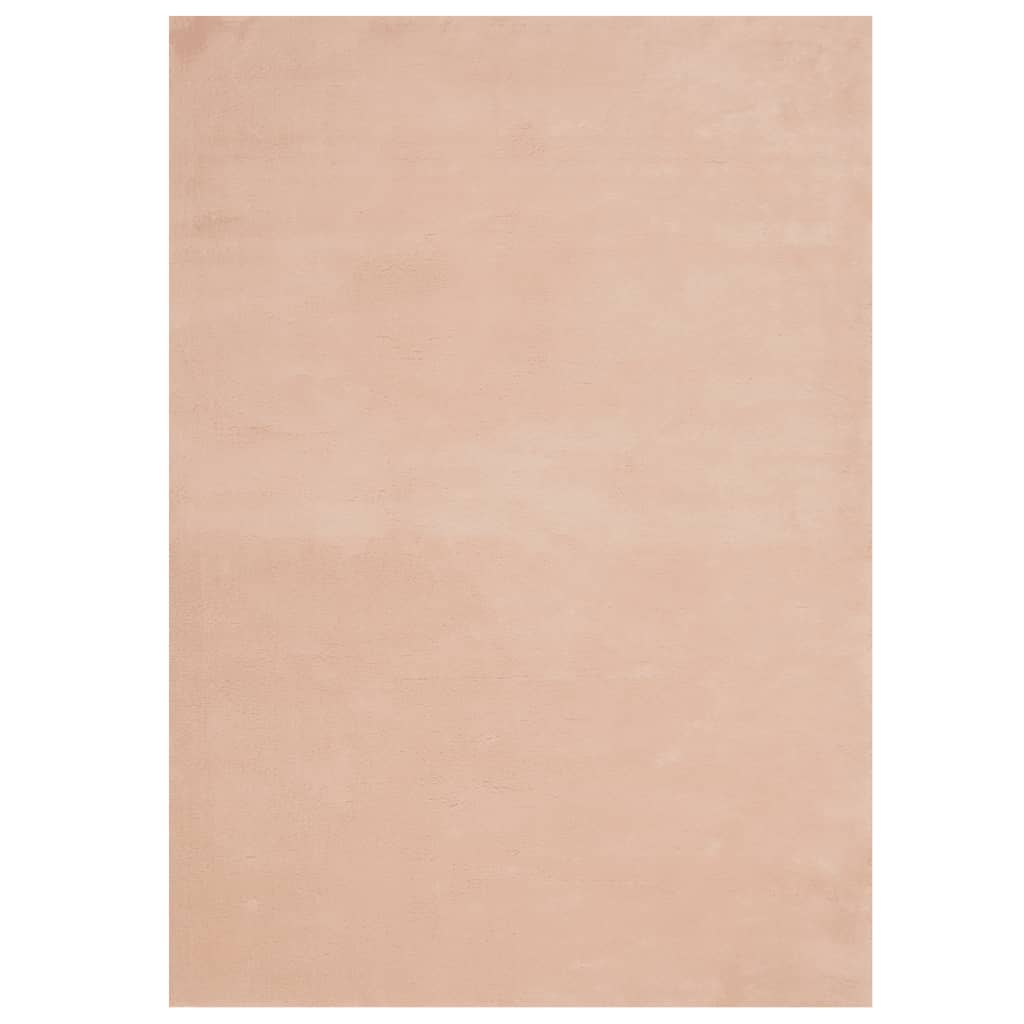 Tappeto a Pelo Corto HUARTE Morbido e Lavabile Rosato 240x340cm