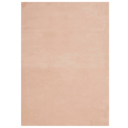 Tappeto a Pelo Corto HUARTE Morbido e Lavabile Rosato 240x340cm