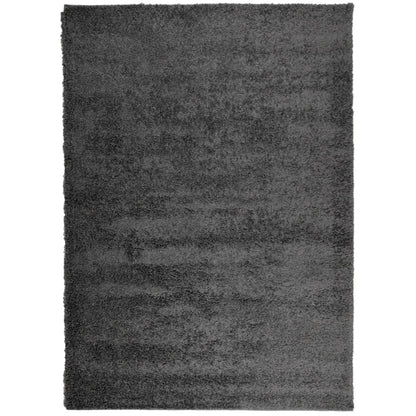 Tappeto Shaggy PAMPLONA Pelo Lungo Moderno Antracite 200x280cm