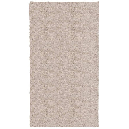 Tappeto Shaggy PAMPLONA a Pelo Lungo Moderno Beige 60x110 cm