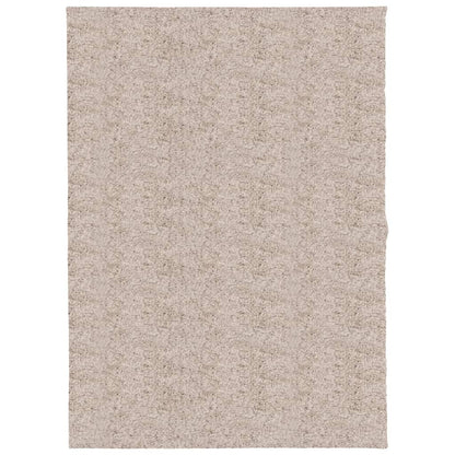Tappeto Shaggy PAMPLONA a Pelo Lungo Moderno Beige 140x200 cm