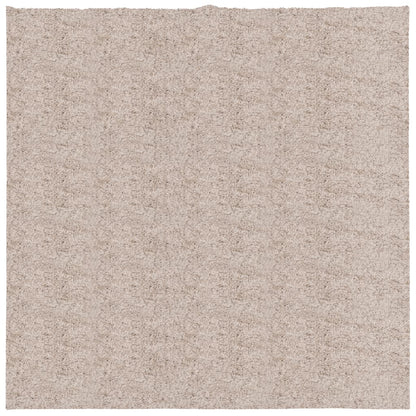 Tappeto Shaggy PAMPLONA a Pelo Lungo Moderno Beige 160x160 cm