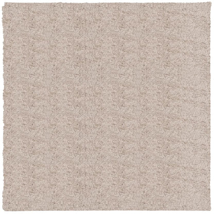 Tappeto Shaggy PAMPLONA a Pelo Lungo Moderno Beige 200x200 cm