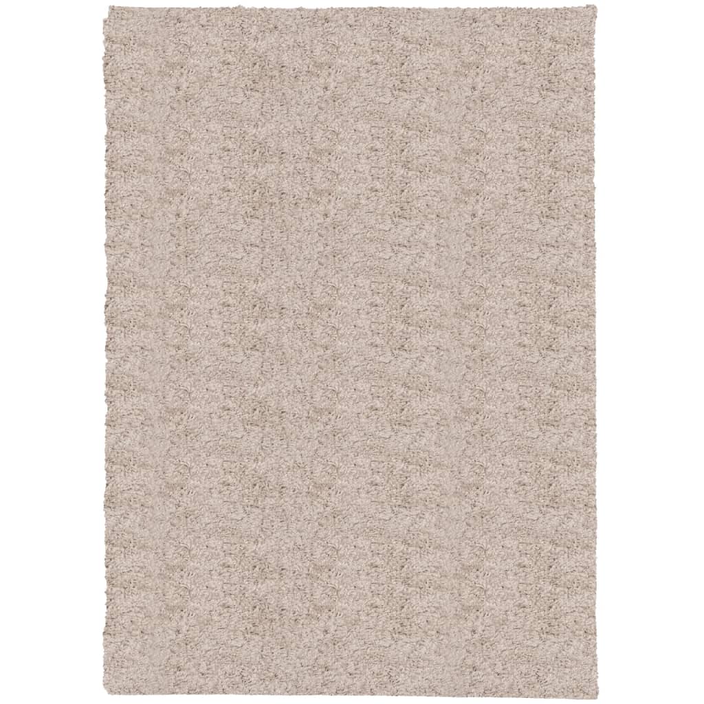 Tappeto Shaggy PAMPLONA a Pelo Lungo Moderno Beige 200x280 cm
