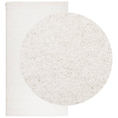 Tappeto Shaggy PAMPLONA a Pelo Lungo Moderno Crema 60x110 cm