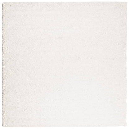 Tappeto Shaggy PAMPLONA a Pelo Lungo Moderno Crema 160x160 cm