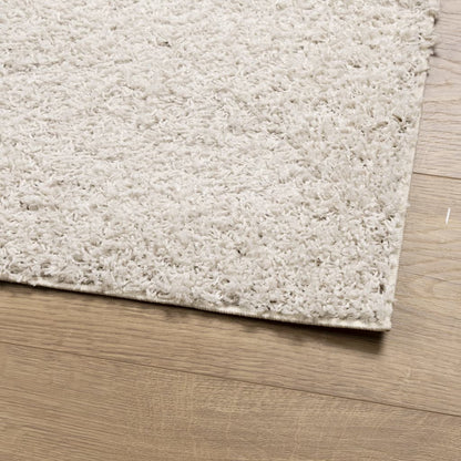 Tappeto Shaggy PAMPLONA a Pelo Lungo Moderno Crema 200x280 cm