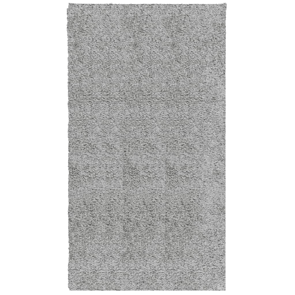 Tappeto Shaggy PAMPLONA a Pelo Lungo Moderno Grigio 60x110 cm
