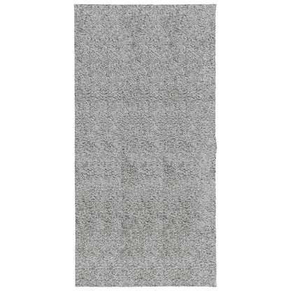 Tappeto Shaggy PAMPLONA a Pelo Lungo Moderno Grigio 100x200 cm