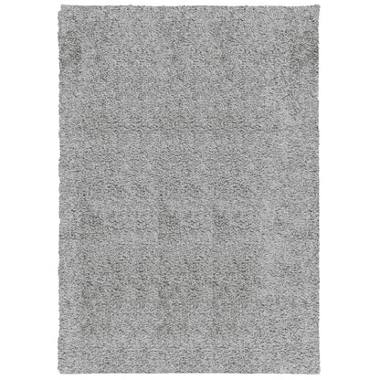 Tappeto Shaggy PAMPLONA a Pelo Lungo Moderno Grigio 120x170 cm