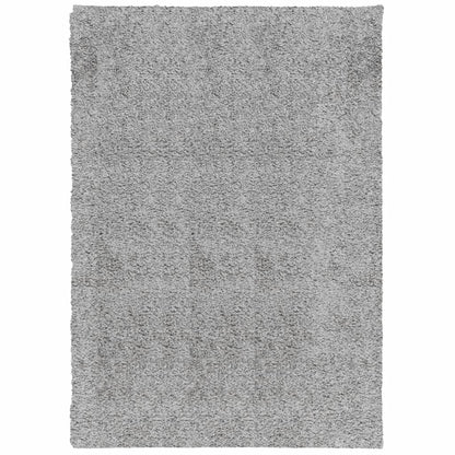Tappeto Shaggy PAMPLONA a Pelo Lungo Moderno Grigio 160x230 cm