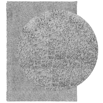 Tappeto Shaggy PAMPLONA a Pelo Lungo Moderno Grigio 160x230 cm