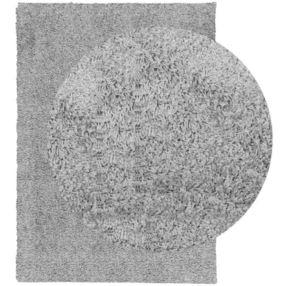 Tappeto Shaggy PAMPLONA a Pelo Lungo Moderno Grigio 200x280 cm
