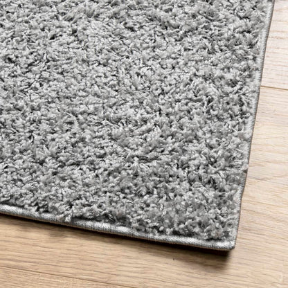 Tappeto Shaggy PAMPLONA a Pelo Lungo Moderno Grigio 200x280 cm
