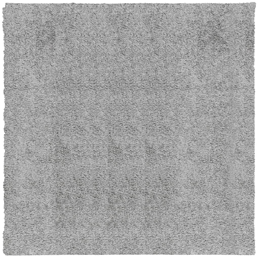 Tappeto Shaggy PAMPLONA a Pelo Lungo Moderno Grigio 240x240 cm
