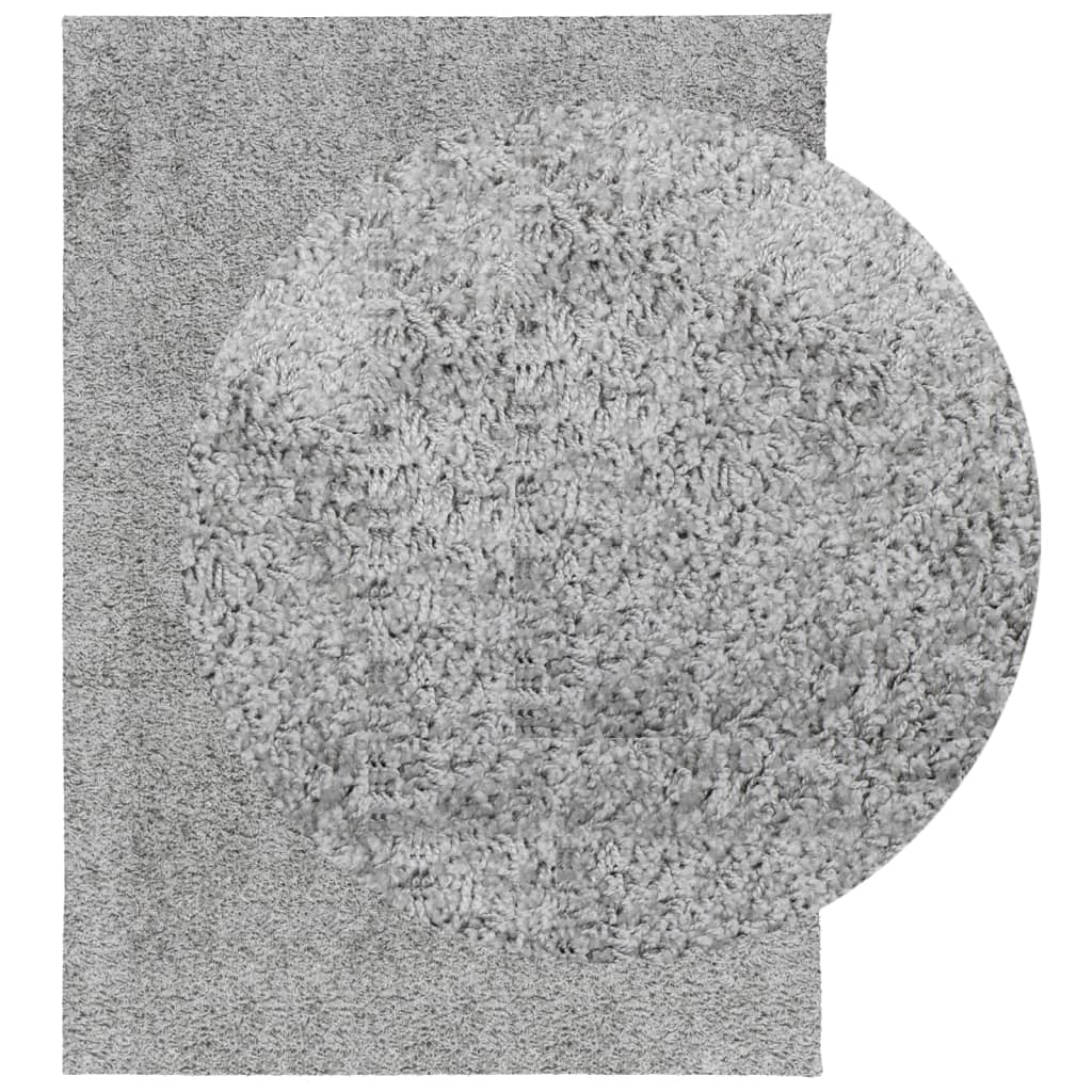 Tappeto Shaggy PAMPLONA a Pelo Lungo Moderno Grigio 240x340 cm