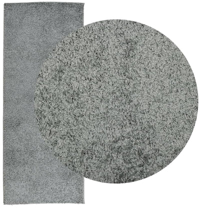 Tappeto Shaggy PAMPLONA a Pelo Lungo Moderno Verde 80x200 cm