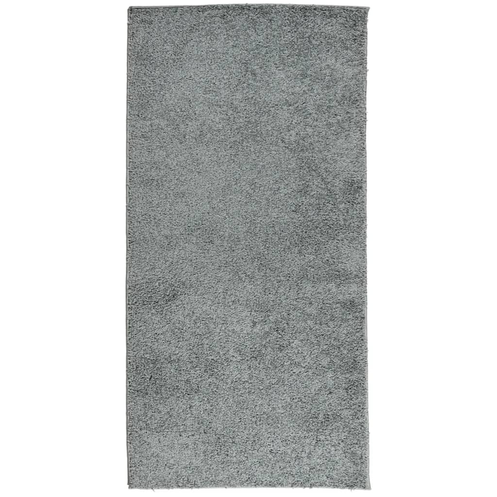 Tappeto Shaggy PAMPLONA a Pelo Lungo Moderno Verde 100x200 cm