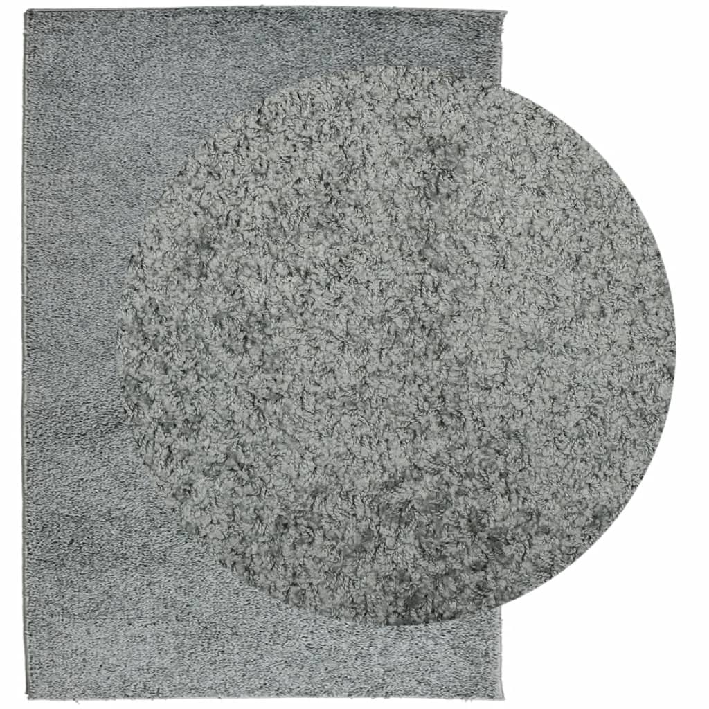 Tappeto Shaggy PAMPLONA a Pelo Lungo Moderno Verde 120x170 cm