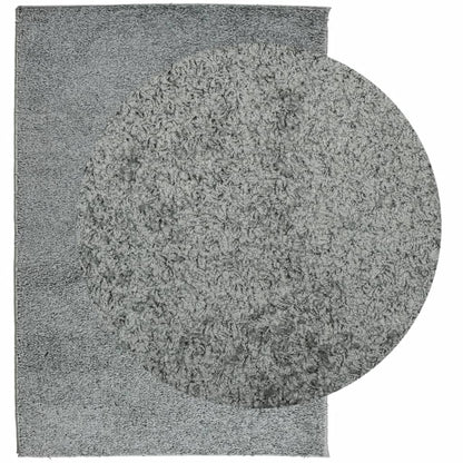 Tappeto Shaggy PAMPLONA a Pelo Lungo Moderno Verde 120x170 cm