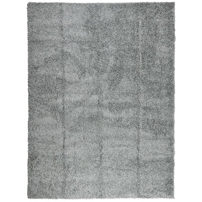 Tappeto Shaggy PAMPLONA a Pelo Lungo Moderno Verde 300x400 cm