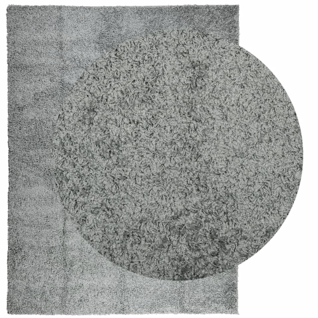 Tappeto Shaggy PAMPLONA a Pelo Lungo Moderno Verde 300x400 cm