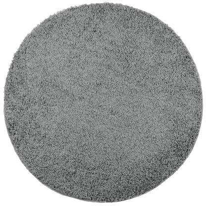 Tappeto Shaggy PAMPLONA a Pelo Lungo Moderno Verde Ã˜ 80 cm