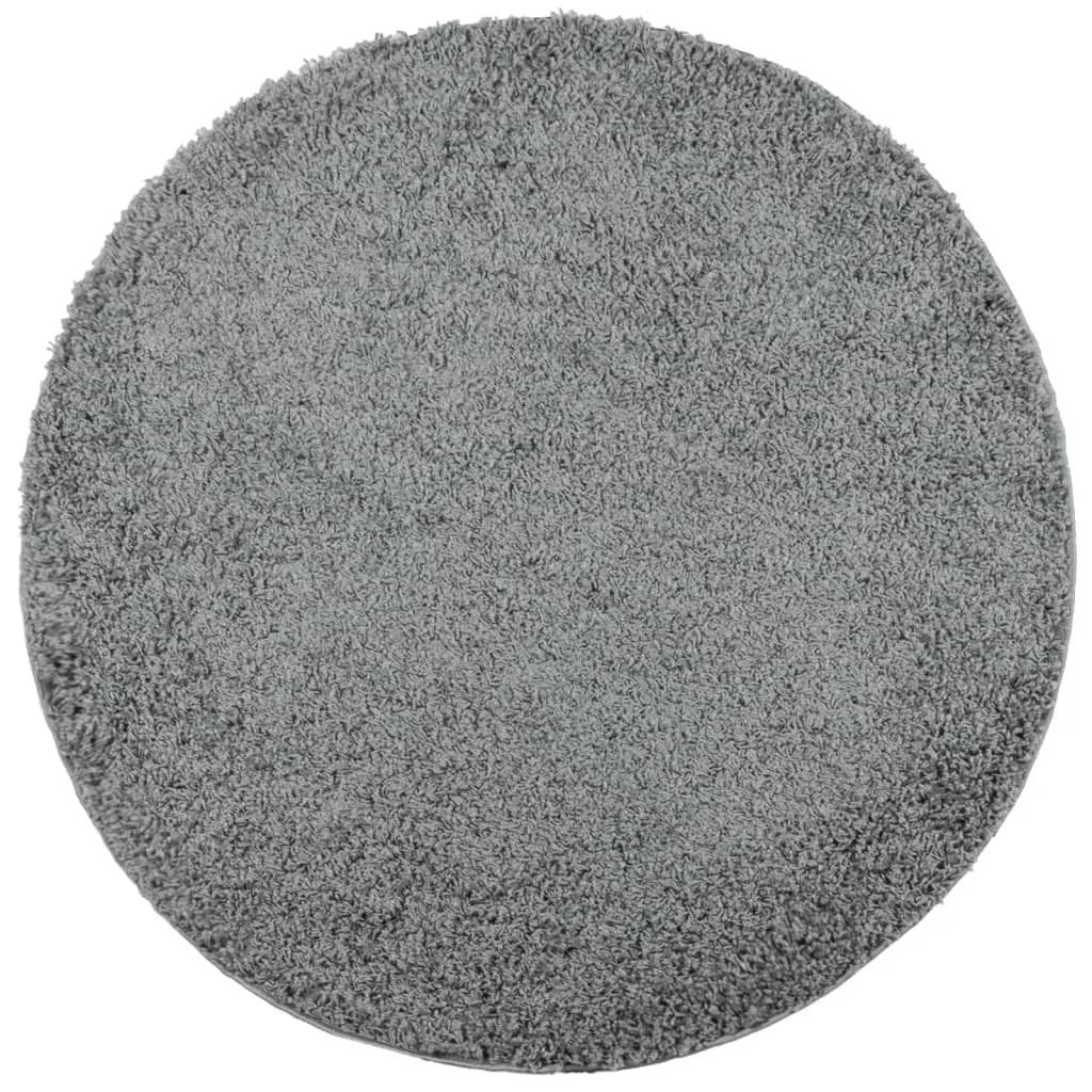 Tappeto Shaggy PAMPLONA a Pelo Lungo Moderno Verde Ã˜ 120 cm