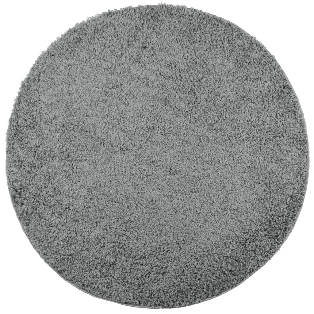 Tappeto Shaggy PAMPLONA a Pelo Lungo Moderno Verde Ø 240 cm