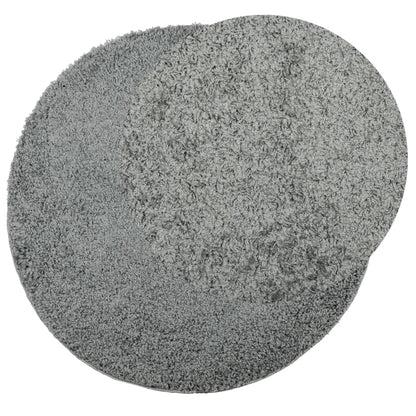Tappeto Shaggy PAMPLONA a Pelo Lungo Moderno Verde Ø 280 cm
