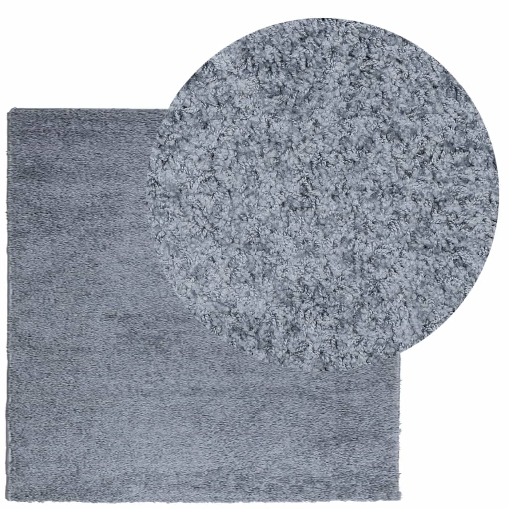 Tappeto Shaggy PAMPLONA a Pelo Lungo Moderno Blu 200x200 cm