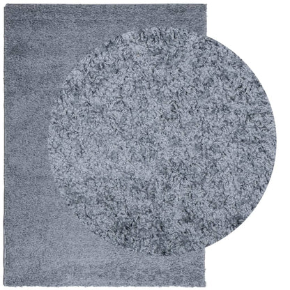 Tappeto Shaggy PAMPLONA a Pelo Lungo Moderno Blu 240x340 cm