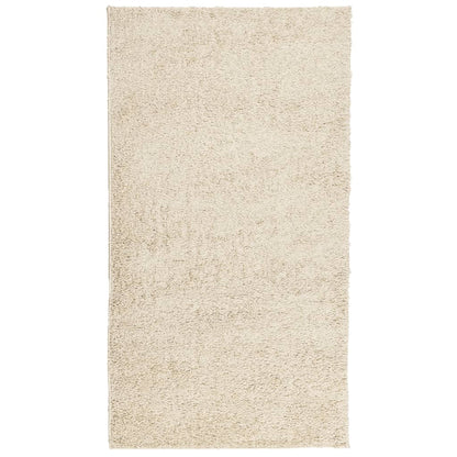 Tappeto Shaggy PAMPLONA a Pelo Lungo Moderno Oro 60x110 cm