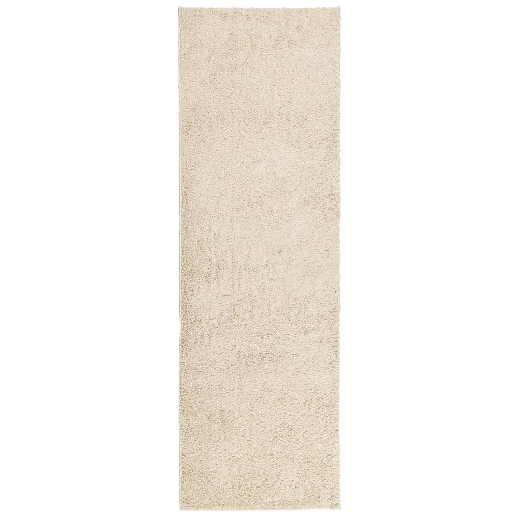 Tappeto Shaggy PAMPLONA a Pelo Lungo Moderno Oro 80x250 cm