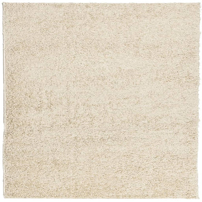 Tappeto Shaggy PAMPLONA a Pelo Lungo Moderno Oro 120x120 cm