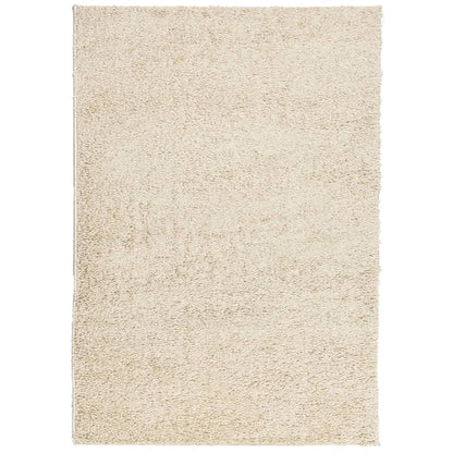 Tappeto Shaggy PAMPLONA a Pelo Lungo Moderno Oro 140x200 cm