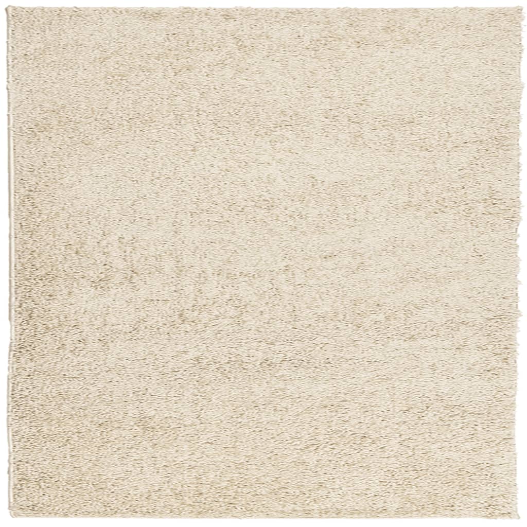 Tappeto Shaggy PAMPLONA a Pelo Lungo Moderno Oro 240x240 cm