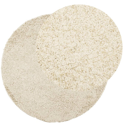 Tappeto Shaggy PAMPLONA a Pelo Lungo Moderno Oro Ã˜ 160 cm