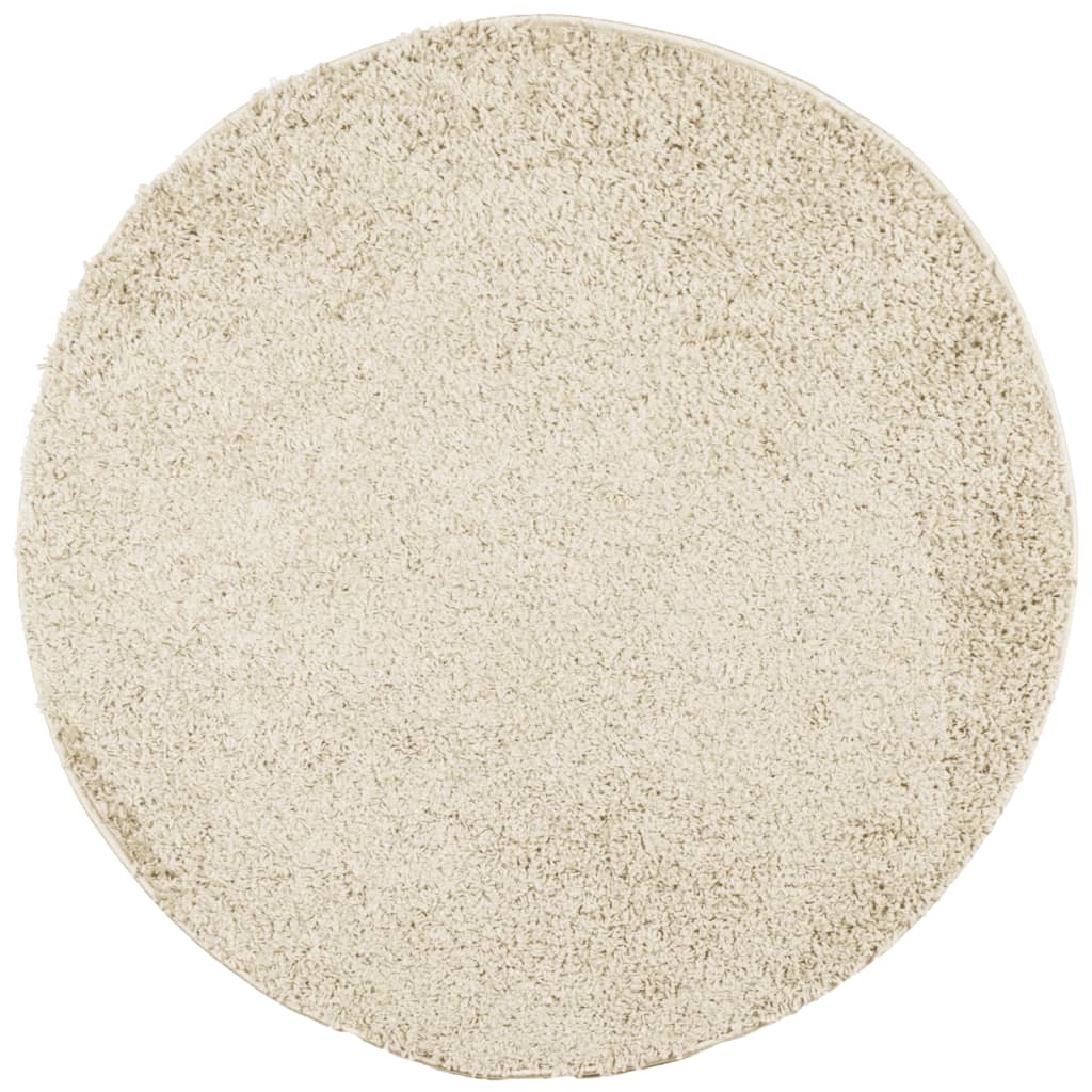Tappeto Shaggy PAMPLONA a Pelo Lungo Moderno Oro Ã˜ 200 cm