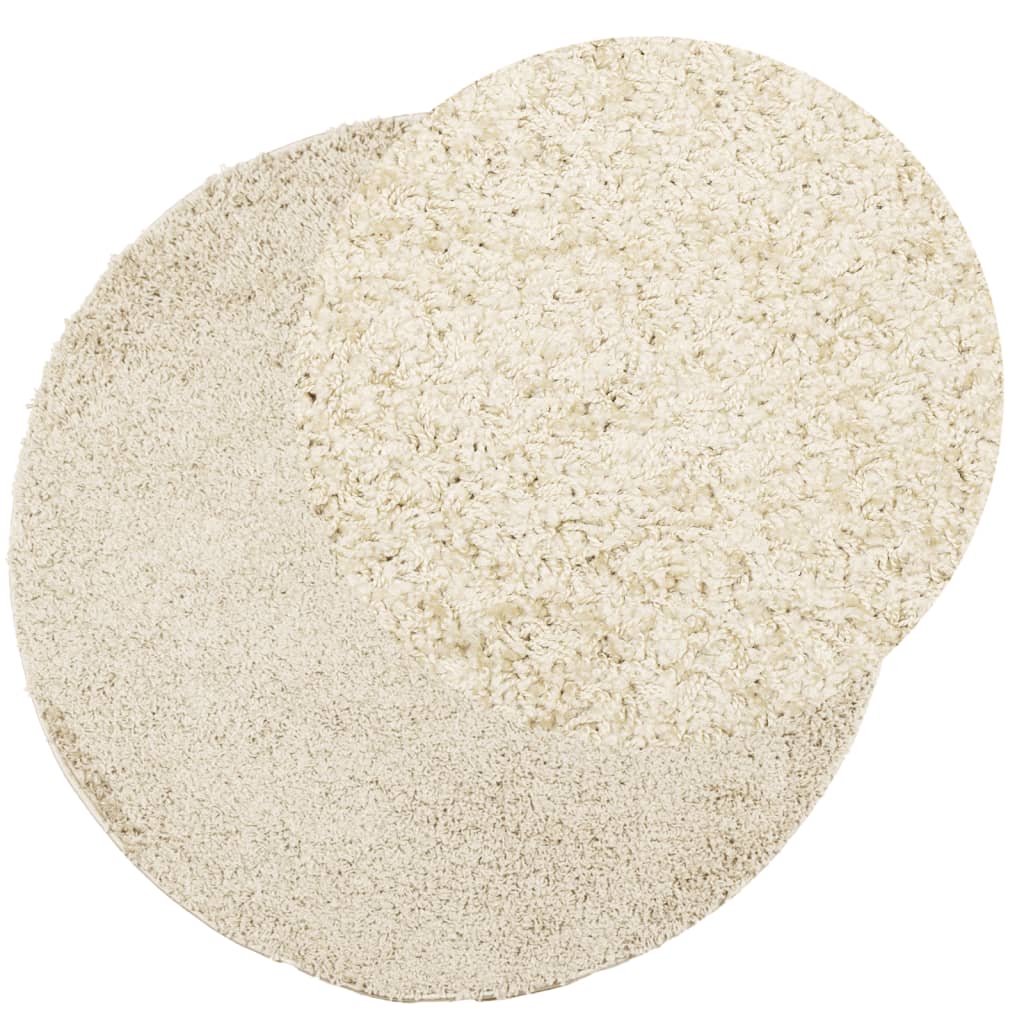 Tappeto Shaggy PAMPLONA a Pelo Lungo Moderno Oro Ã˜ 200 cm
