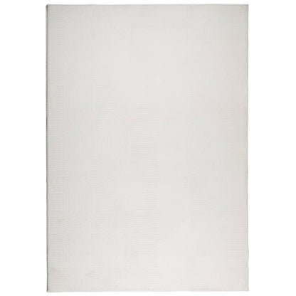 Tappeto IZA a Pelo Corto Aspetto Scandinavo Crema 120x170 cm