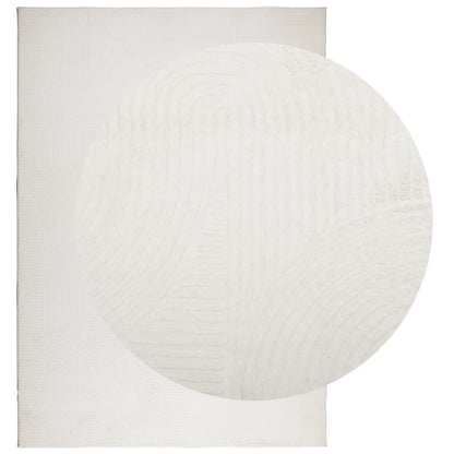 Tappeto IZA a Pelo Corto Aspetto Scandinavo Crema 120x170 cm