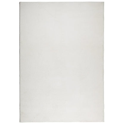 Tappeto IZA a Pelo Corto Aspetto Scandinavo Crema 140x200 cm