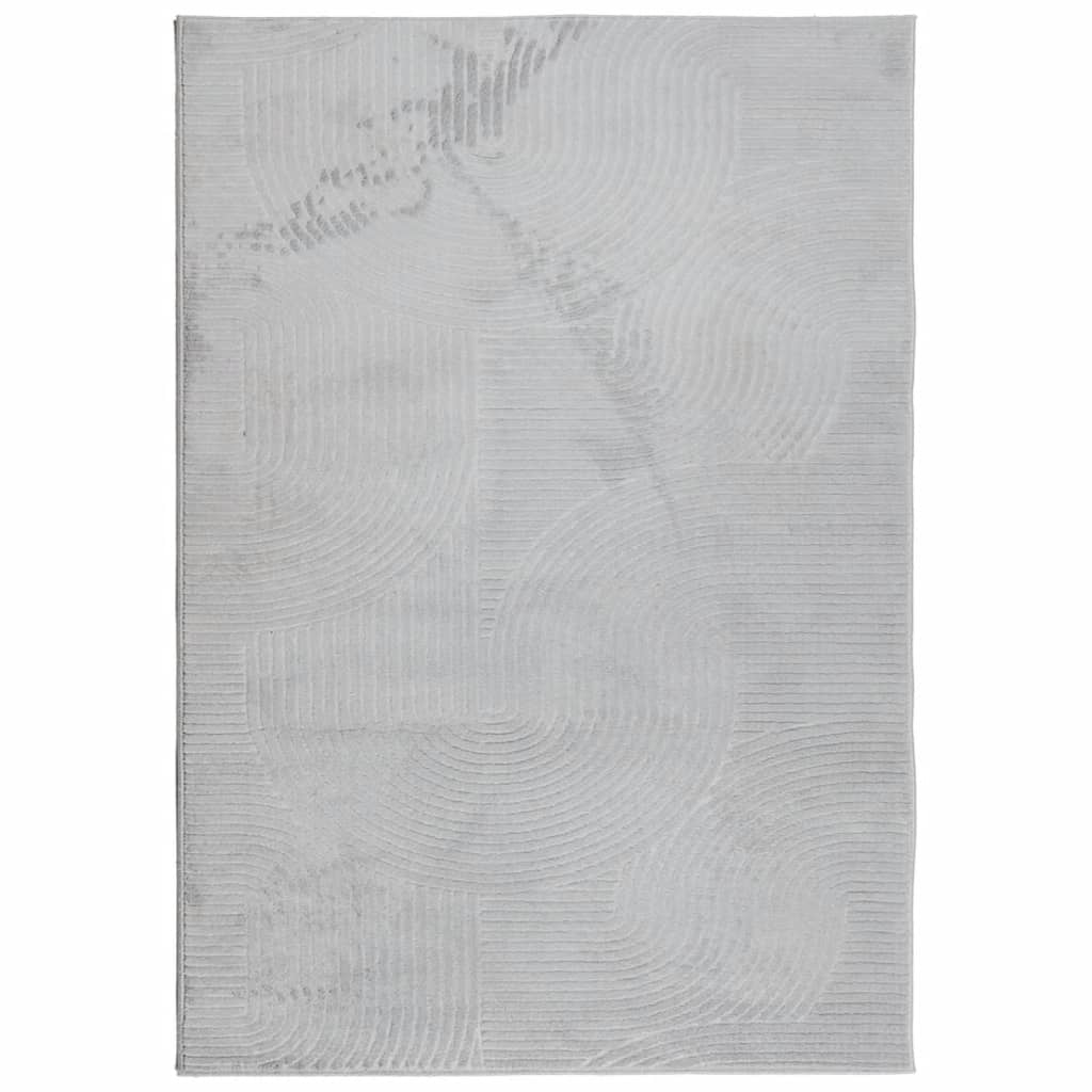 Tappeto IZA a Pelo Corto Aspetto Scandinavo Grigio 140x200 cm